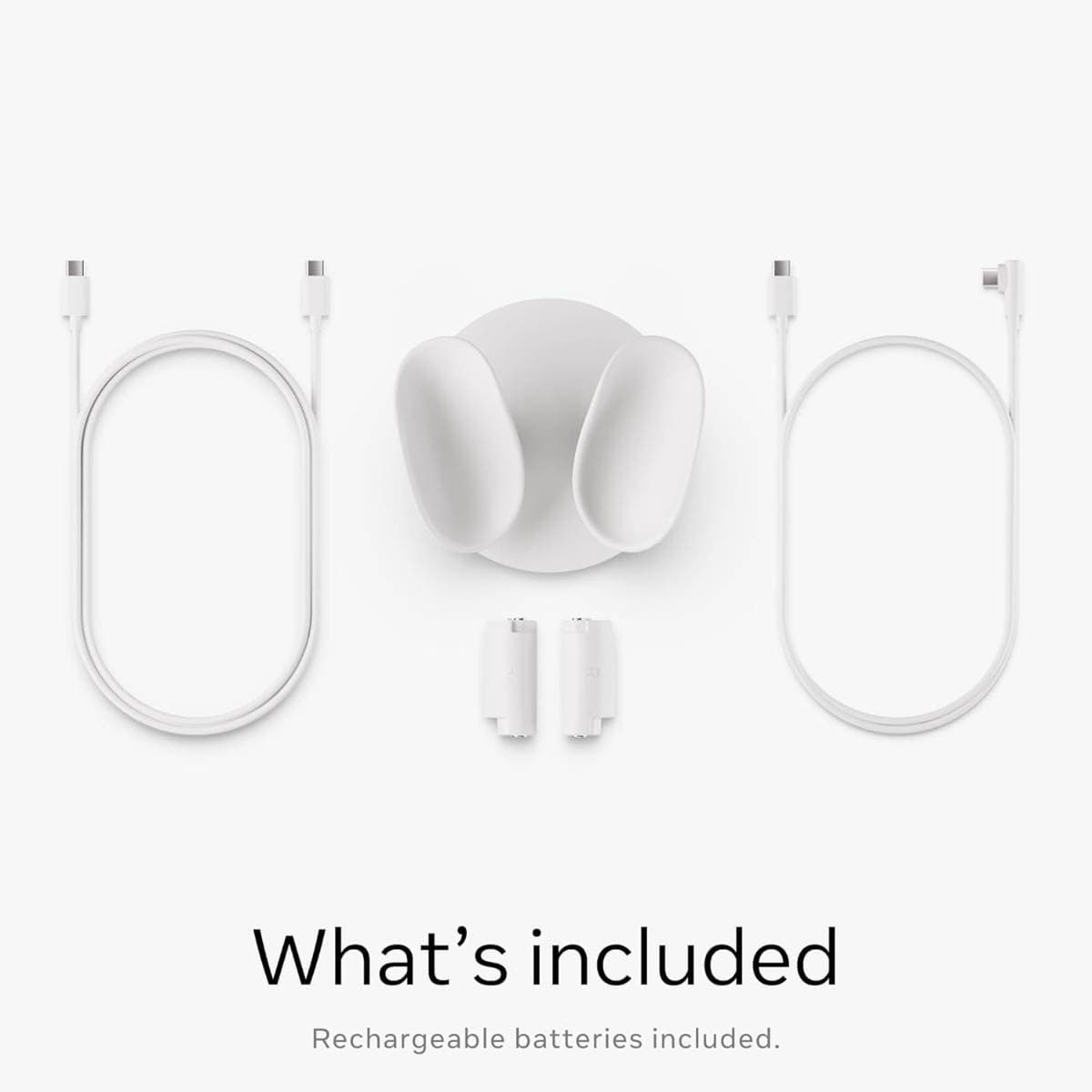 Meta Quest Compact Charging Dock - Works with Meta Quest 3/3S - Extended Headset Charging Cable - Wireless Charging for Touch Plus Controllers thumbnail 2