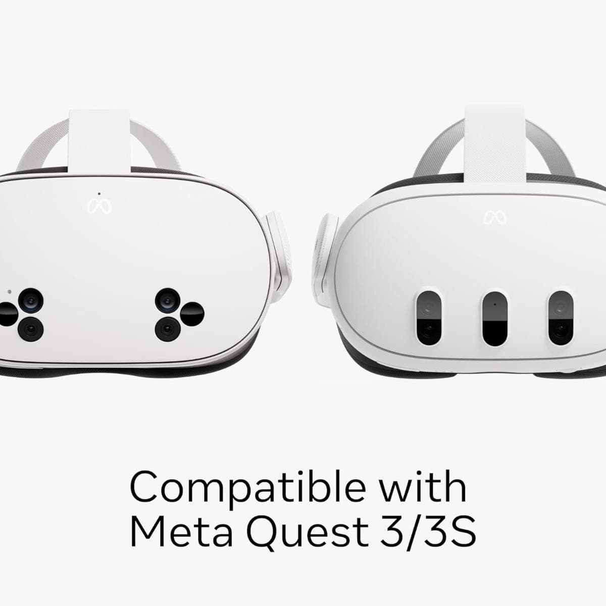 Meta Quest Compact Carrying Case - Works with Meta Quest 3/3S - Refreshed Compact Design - Fits Quest 3/3S, Touch Plus Controller, Active Straps, Charging Cable, and Adapter thumbnail 4