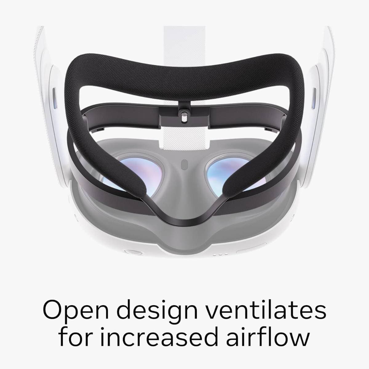 Meta Quest 3 Open Facial Interface - Works with Meta Quest 3 - Keeps Physical Room in Sight - Increases Visibility and Comfort thumbnail 2