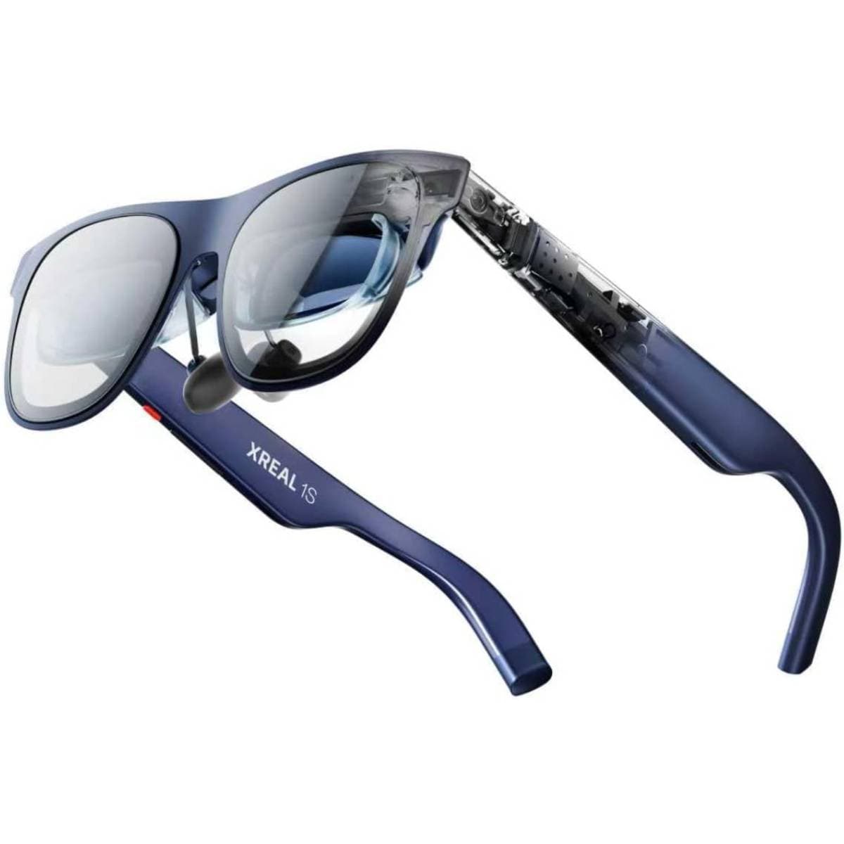 XREAL 1S AR Glasses, 500" Virtual Screen Smart Glasses with 52° FOV, Native 3DoF, REAL 3D, Powered by X1 Chip, Supports All USB-C DP Devices Including iPhone 17/16/15, Supports Switch 2 with XREAL Neo thumbnail 1