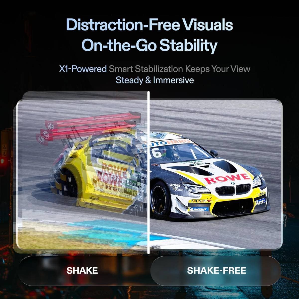 XREAL One Pro AR Glasses with X1 Chip, Native 3 DoF, X-Prism Optics, Real 3D, 57°FOV 171" 120Hz FHD Display, XR Glasses for iPhone 17/16, Steam Deck, ROG, Mac, PC, Android & iOS L (IPD 66-75mm) thumbnail 6