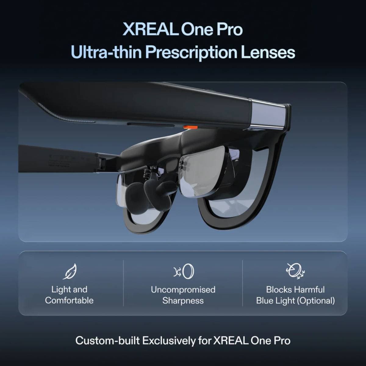 XREAL One Pro Prescription Lenses – Custom Optical Inserts for AR Glasses, Anti-Reflective & Scratch-Resistant thumbnail 2