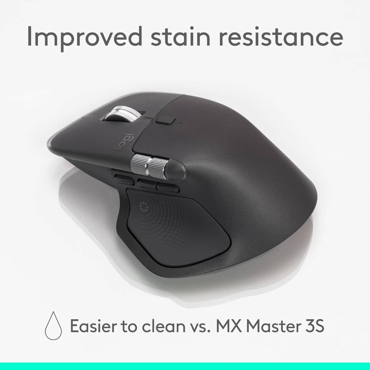 Logitech MX Master 4, Ergonomic Wireless Mouse with Advanced Performance Haptic Feedback, Ultra-Fast Scrolling, USB-C Charging, Bluetooth, Windows, MacOS - Graphite thumbnail 5