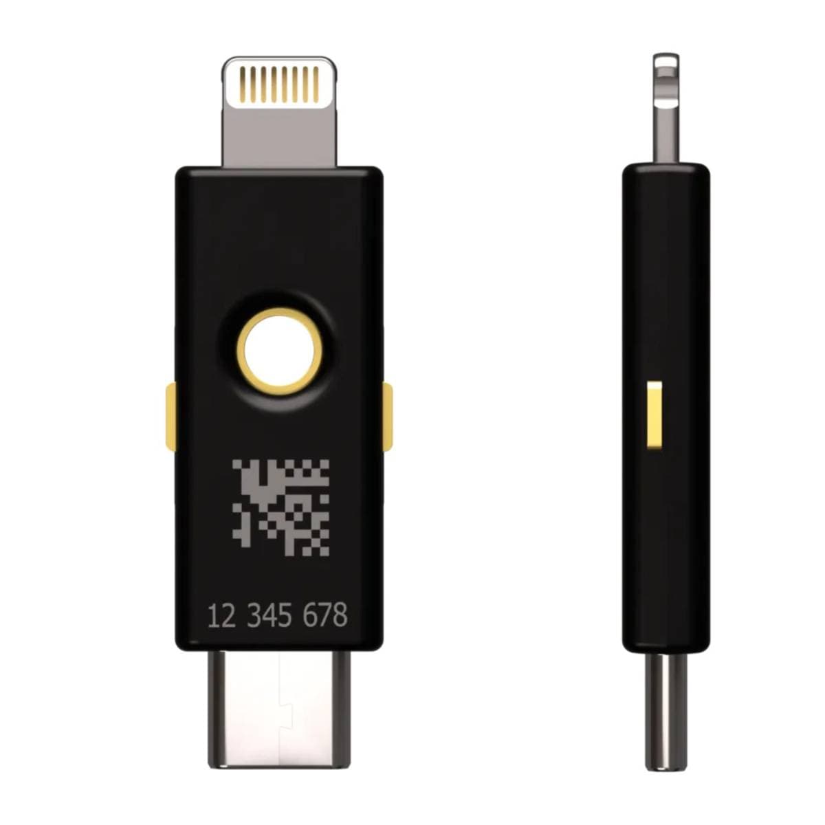 Yubico YubiKey 5Ci USB-C & Lightning Security Key v5.7 for Two Factor Authentication (2FA) & Passwordless Login, FIDO2/WebAuthn, U2F, OTP, Smart Card (PIV) & OpenPGP Support – Compatible with iPhone, iPad, Mac, Windows & Android thumbnail 3