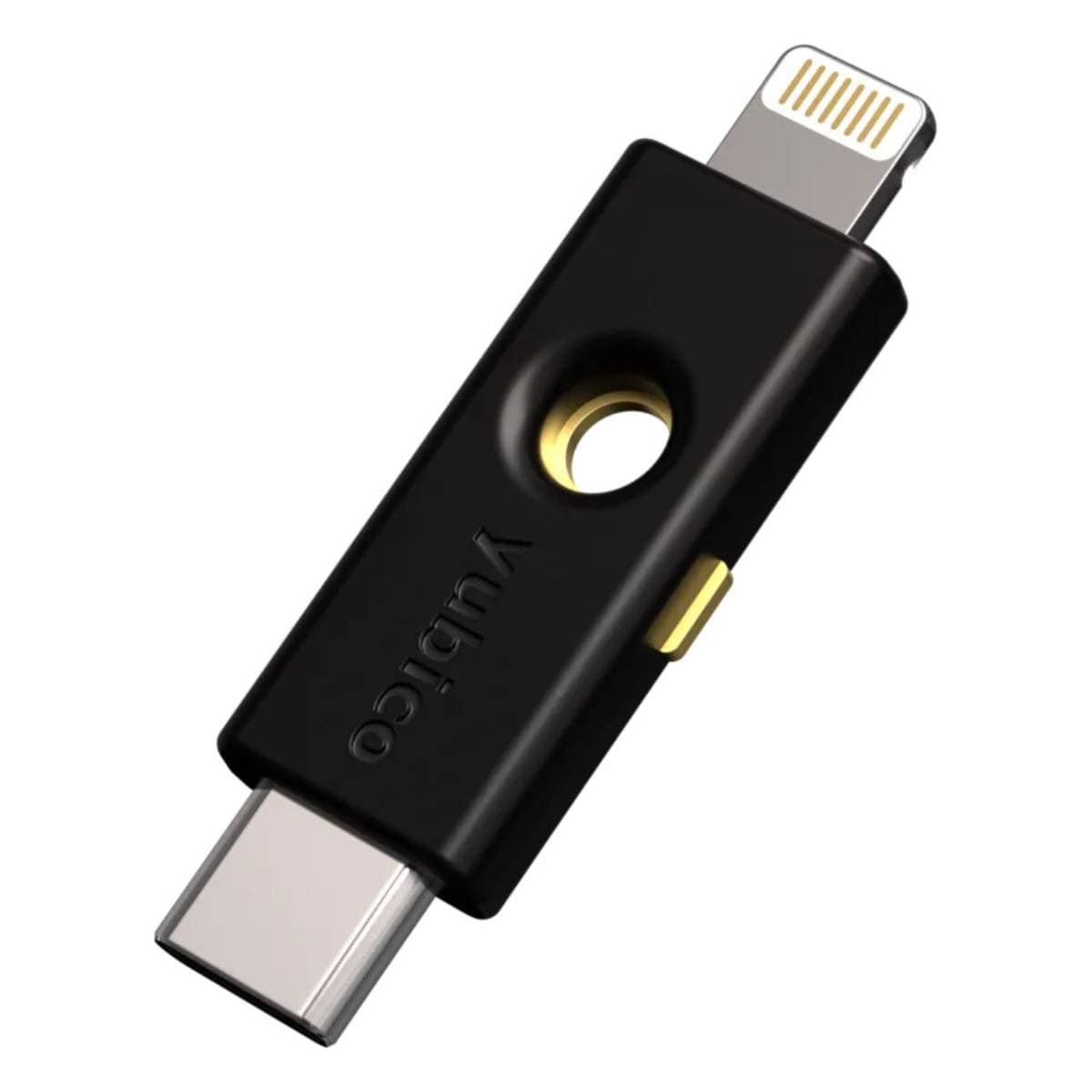 Yubico YubiKey 5Ci USB-C & Lightning Security Key v5.7 for Two Factor Authentication & Passwordless Login, FIDO2/WebAuthn, U2F, OTP, Smart Card & OpenPGP Support