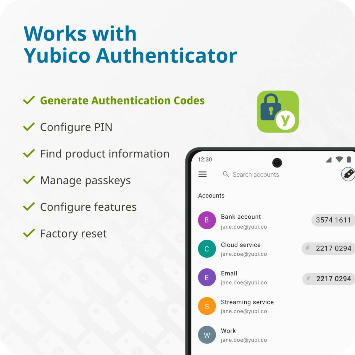 Yubico YubiKey 5Ci USB-C & Lightning Security Key v5.7 for Two Factor Authentication (2FA) & Passwordless Login, FIDO2/WebAuthn, U2F, OTP, Smart Card (PIV) & OpenPGP Support – Compatible with iPhone, iPad, Mac, Windows & Android thumbnail 8