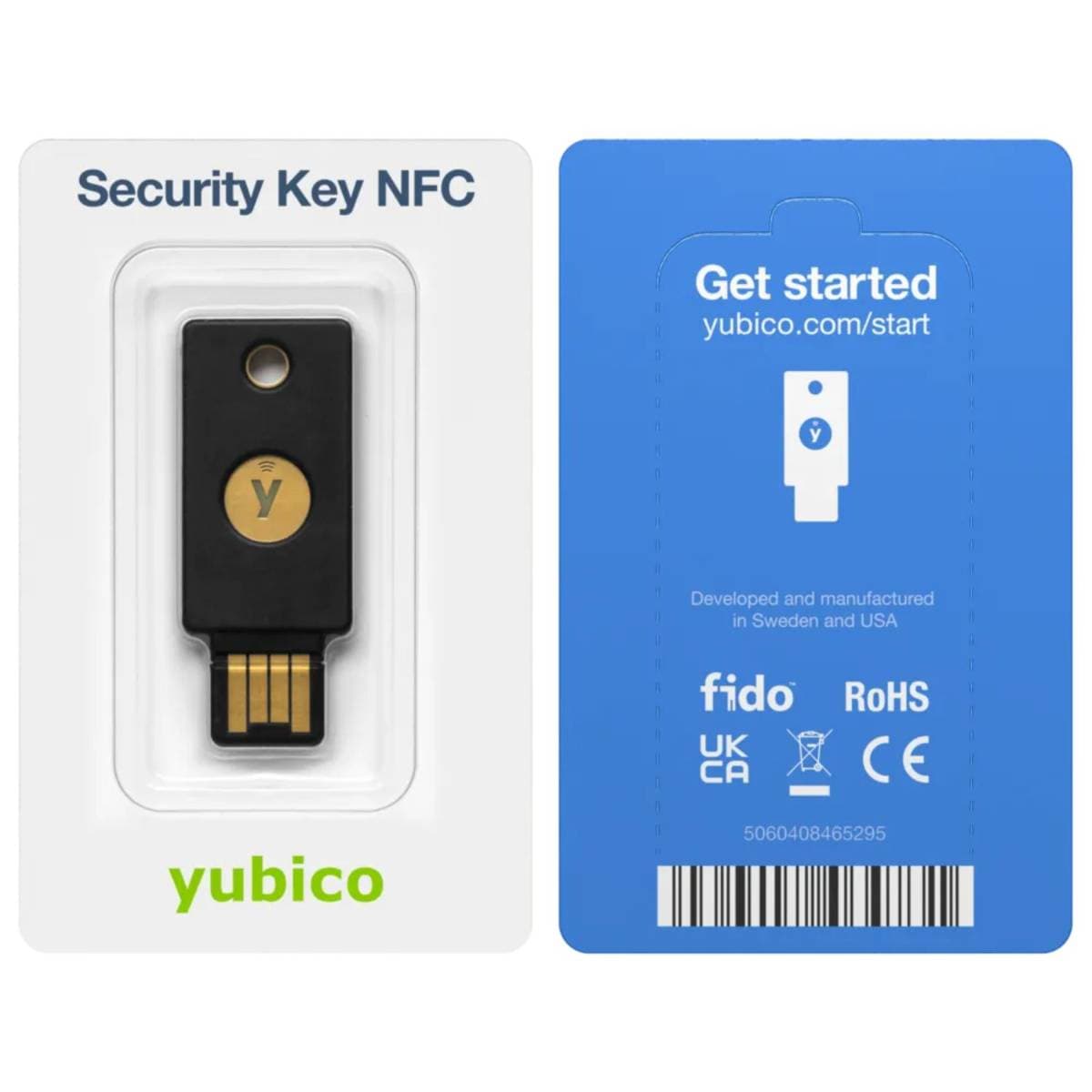 Yubico Security Key NFC USB-A Hardware Security Key v5.7 for Two Factor Authentication (2FA) & Passwordless Login, FIDO2/WebAuthn & U2F Support – NFC Tap Login for Android & Desktop, Compatible with Google Microsoft Accounts thumbnail 2