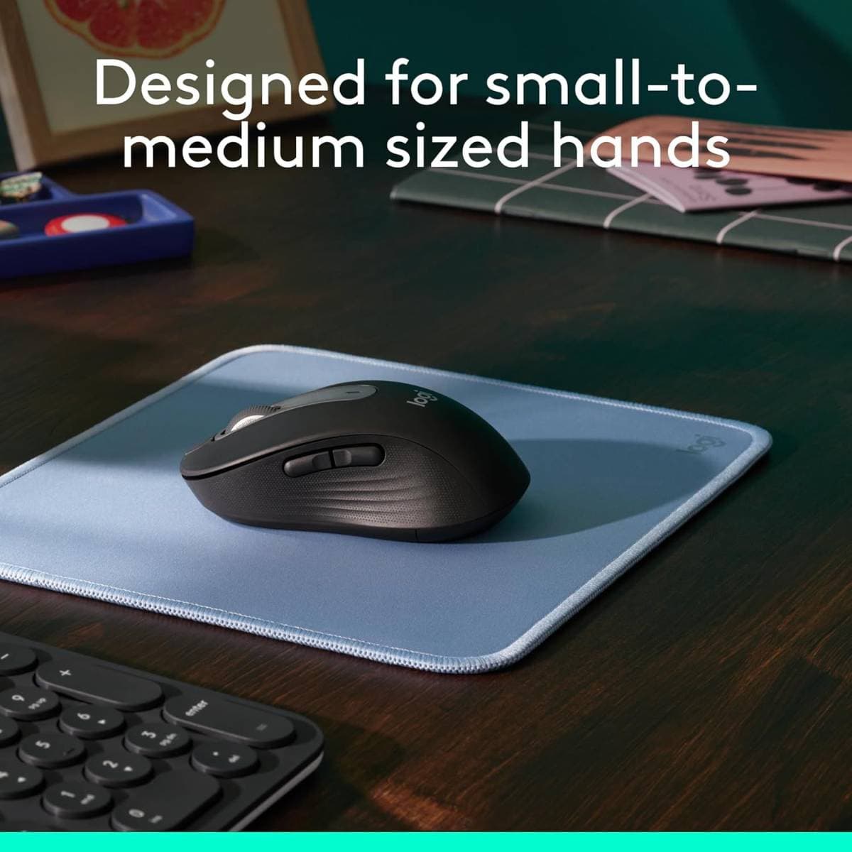 Logitech Signature M650 Wireless Mouse – Bluetooth & Logi Bolt Connectivity, SmartWheel Scrolling, Silent Clicks, 4000 DPI Optical Sensor, Customizable Buttons, 24-Month Battery Life thumbnail 2