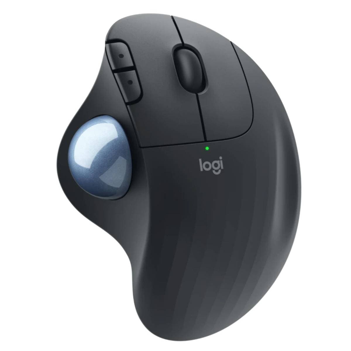 Logitech ERGO M575 Wireless Trackball Mouse – Ergonomic Thumb-Control Design, Bluetooth & USB Receiver Connectivity, 2000 DPI Optical Tracking, 5 Programmable Buttons, Long 24-Month Battery Life, Windows/Mac Compatible thumbnail 2