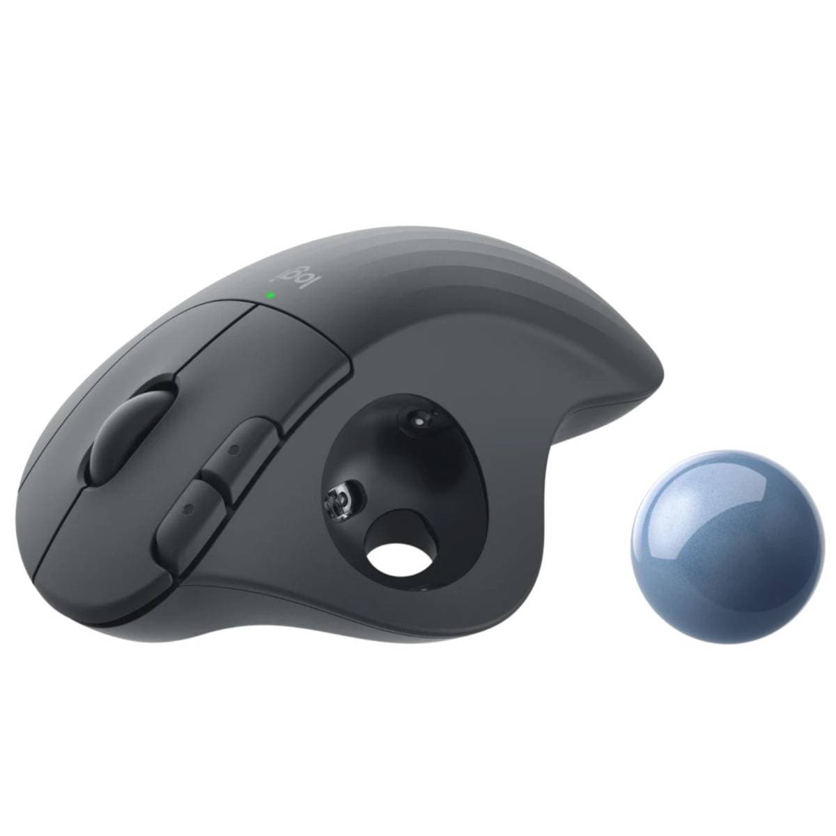 Logitech ERGO M575 Wireless Trackball Mouse – Ergonomic Thumb-Control Design, Bluetooth & USB Receiver Connectivity, 2000 DPI Optical Tracking, 5 Programmable Buttons, Long 24-Month Battery Life, Windows/Mac Compatible thumbnail 4