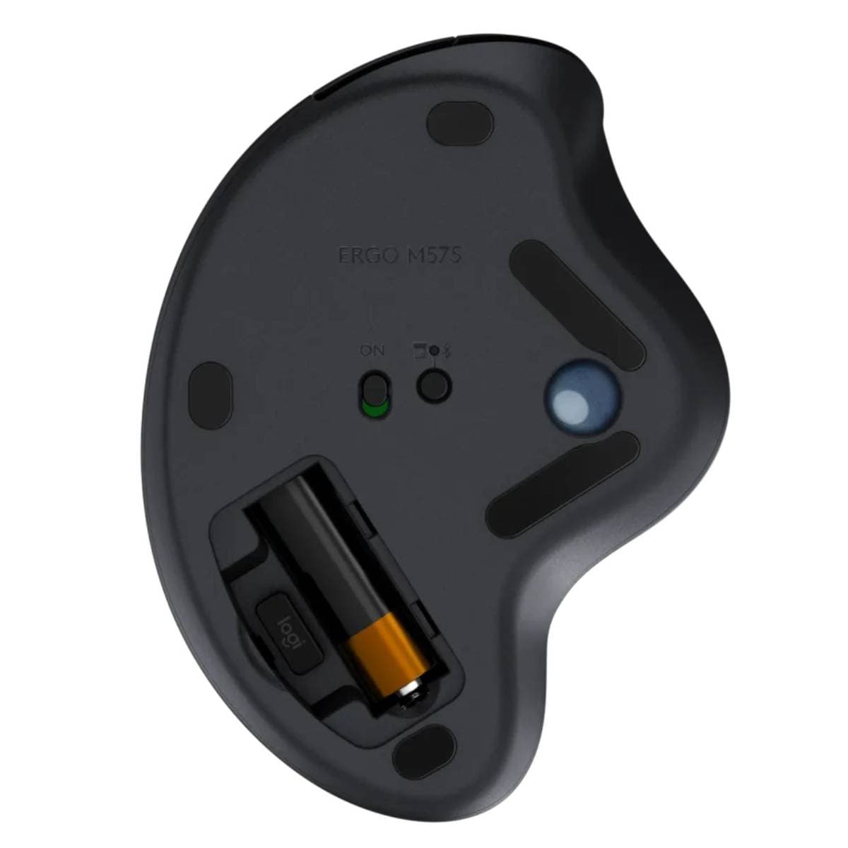 Logitech ERGO M575 Wireless Trackball Mouse – Ergonomic Thumb-Control Design, Bluetooth & USB Receiver Connectivity, 2000 DPI Optical Tracking, 5 Programmable Buttons, Long 24-Month Battery Life, Windows/Mac Compatible thumbnail 5