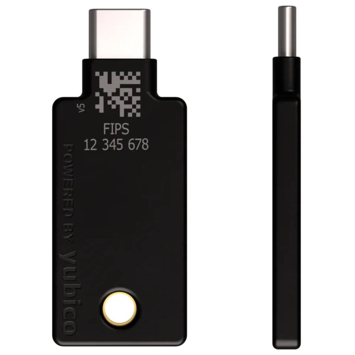 Yubico YubiKey 5C NFC FIPS USB-C Security Key for Two Factor Authentication (2FA) & Passwordless Login, FIDO2/WebAuthn, U2F, OTP, Smart Card (PIV) & OpenPGP – NIST FIPS 140-2 Certified Hardware Security Key thumbnail 3