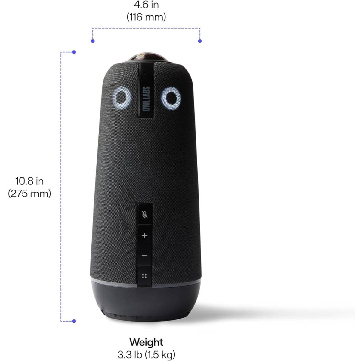 Owl Labs Meeting Owl 4+ Smart Video Conference Camera – 4K 360° Panoramic Camera, 8‑Mic Array & Dual Speakers, AI‑Powered Smart Meeting Tracking, USB‑C + Wi‑Fi/Ethernet Connectivity, Enterprise Hybrid Collaboration System thumbnail 2