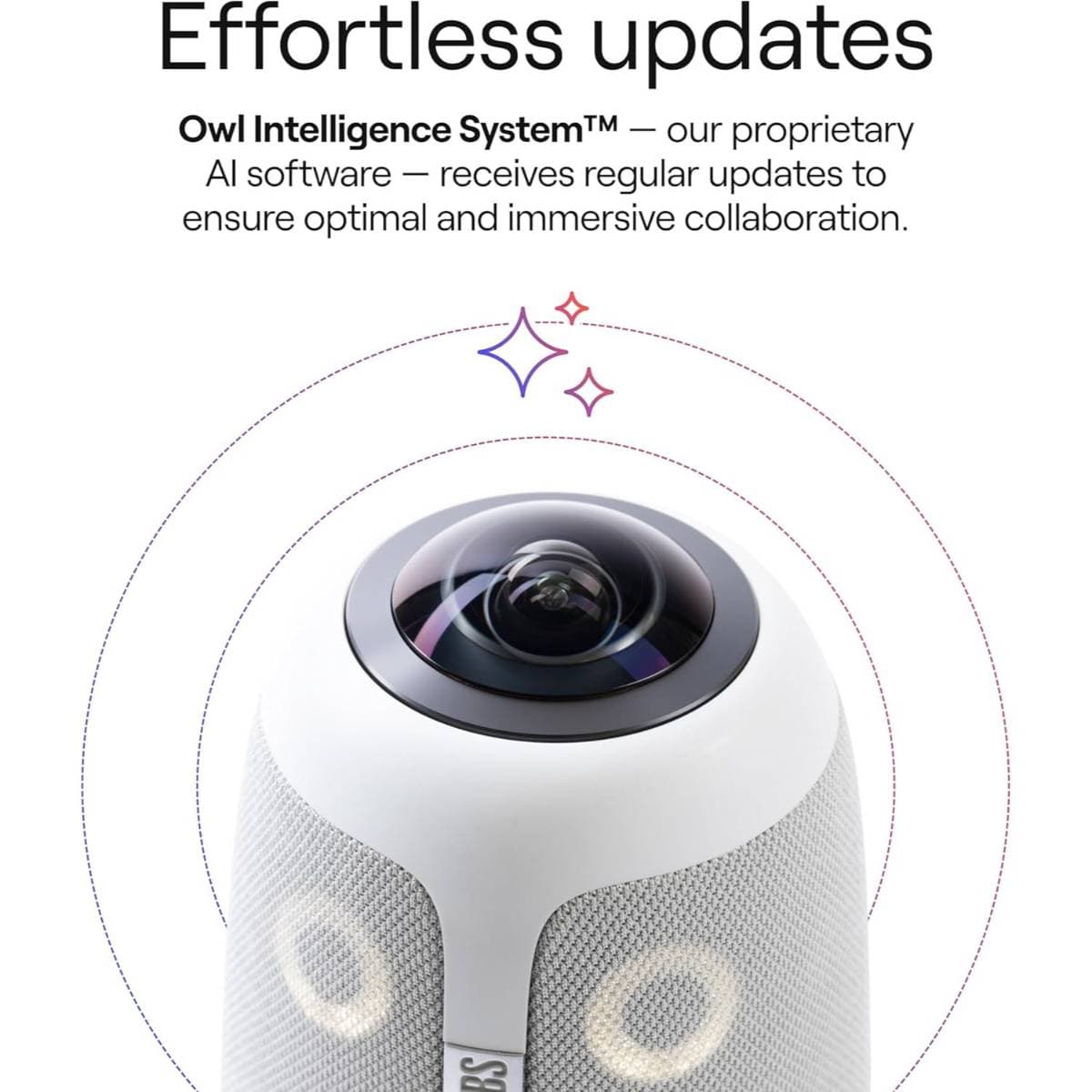 Owl Labs Meeting Owl 3 360° 1080p HD Smart Video Conference Camera – All‑in‑One 360° Panoramic Camera, 8‑Mic Array, 3‑Speaker Audio, AI‑Powered Smart Speaker Tracking, USB‑C Plug‑and‑Play, Hybrid Meeting System thumbnail 5