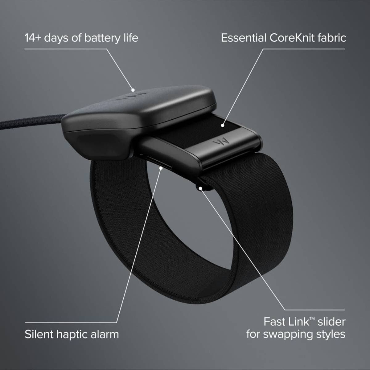 WHOOP One 5.0 Health & Fitness Tracker (12-Month Membership Included) – 24/7 Activity & Sleep Monitor, Heart Rate & HRV Tracking, VO2 Max Insights, Personalized Recovery Coaching, 14+ Day Battery Life – CoreKnit Band thumbnail 3