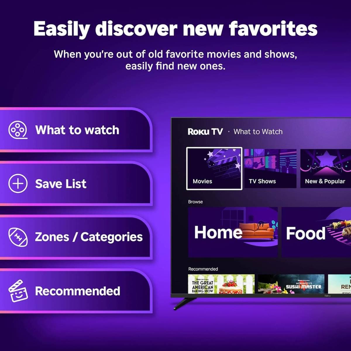 Roku Smart TV – 55-Inch Pro Series, Mini-LED TV – RokuTV with Backlit Voice Remote Pro – Flat Screen 4K QLED Television with 120Hz Refresh Rate & Dolby Vision IQ, Live News, Sports, Entertainment thumbnail 6