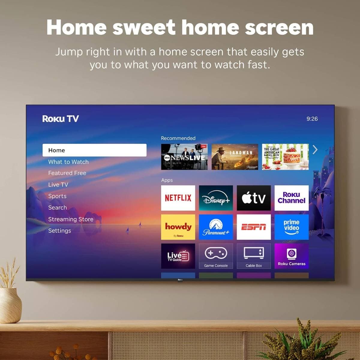 Roku Select Series 4K Smart  TV – 4K HDR LED TV with Roku Voice Remote and Built-in Streaming thumbnail 3