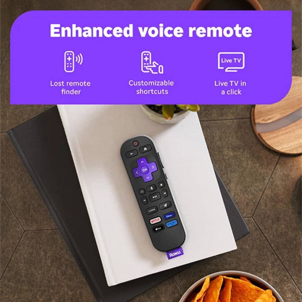 Roku Select Series 4K Smart  TV – 4K HDR LED TV with Roku Voice Remote and Built-in Streaming thumbnail 6