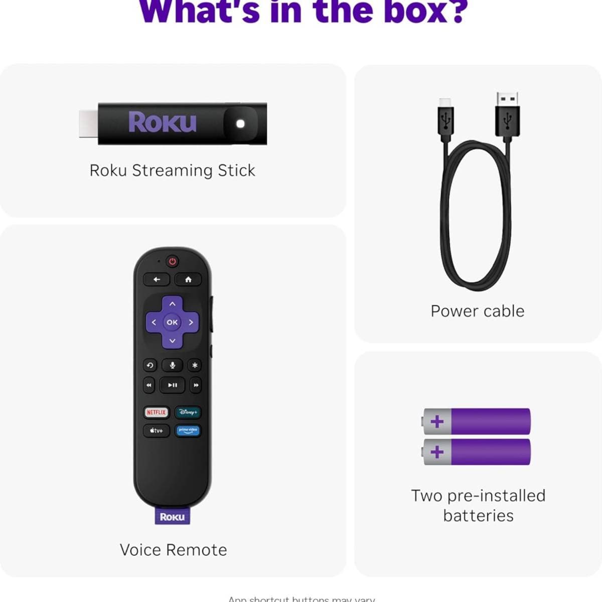 Roku Streaming Stick HD — HD Streaming Device for TV with Roku Voice Remote, Free & Live TV thumbnail 5