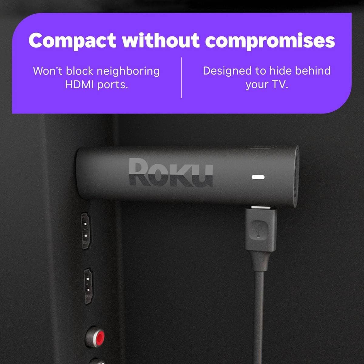 Roku Streaming Stick 4K - HDR & Dolby Vision Roku Streaming Device for TV with Voice Remote & Long-Range Wi-Fi - Free & Live TV thumbnail 4
