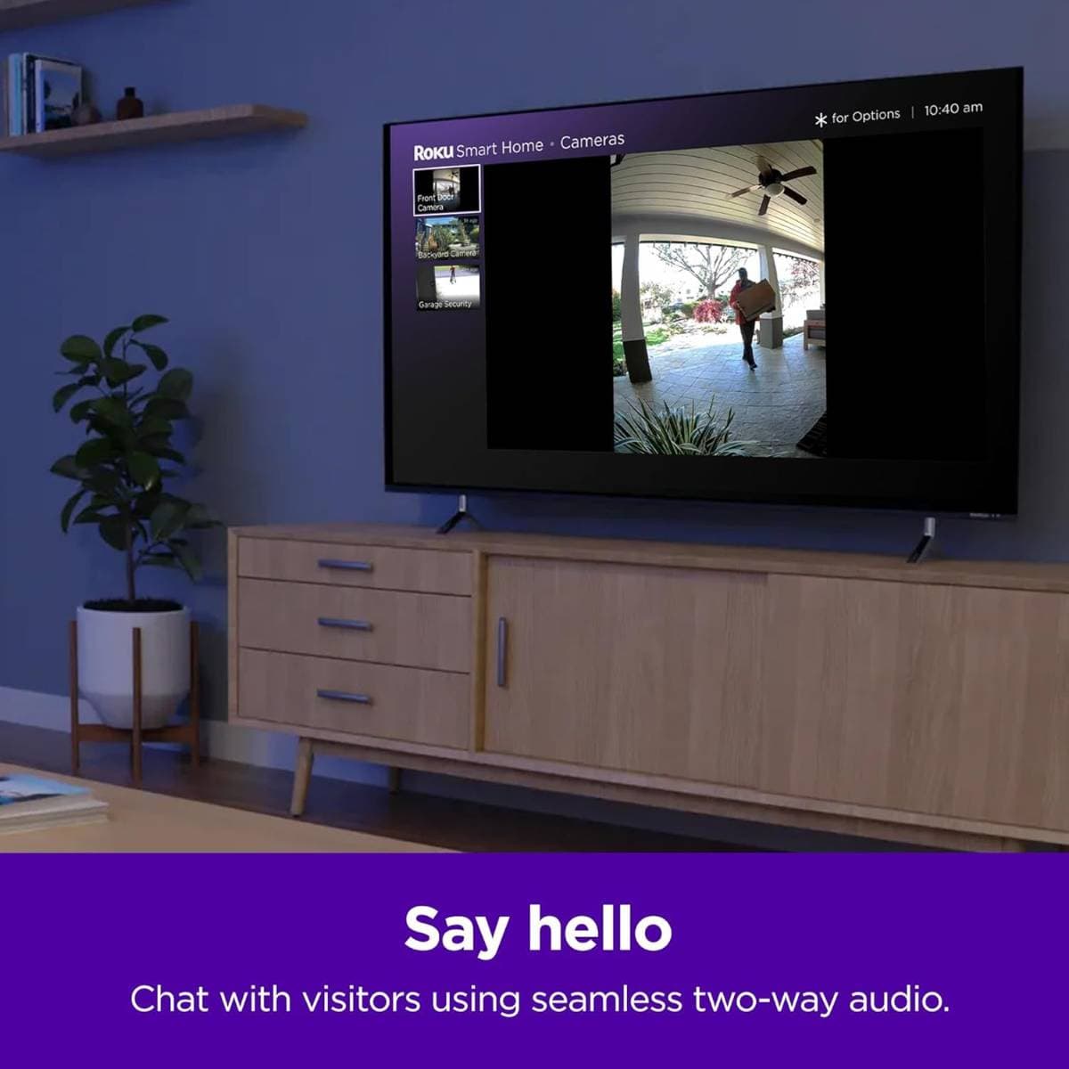 Roku Smart Home Wired Video Doorbell & Chime - 1080p HD Night Vision Ultrawide View Doorbell Camera with Motion & Sound Detection, 2-Way Audio & Works with Alexa & Google, 90-Day Subscription Included thumbnail 5
