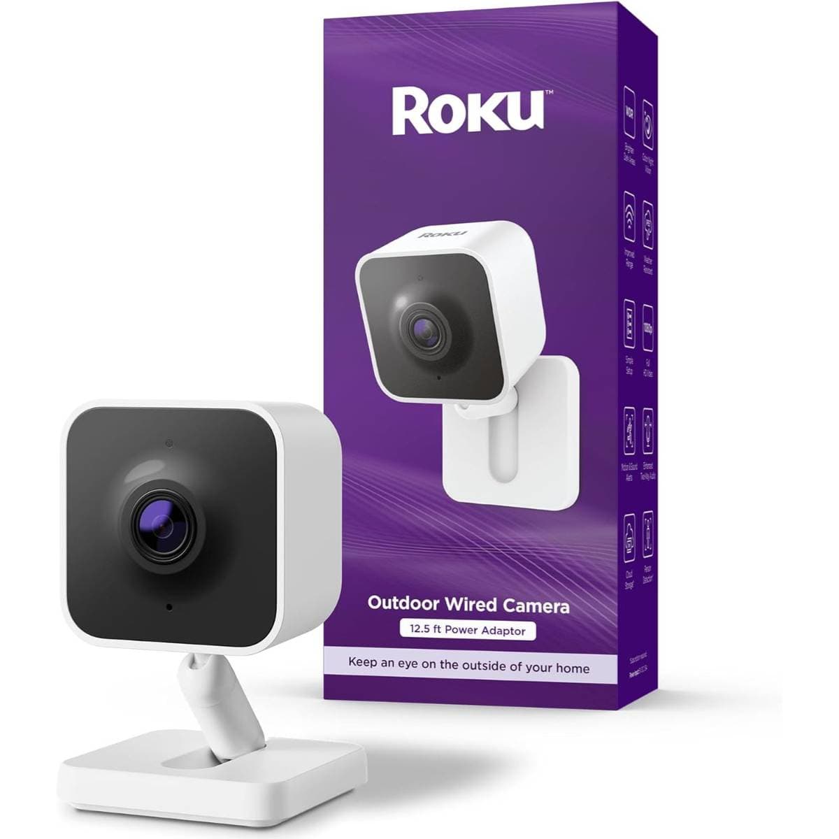 Roku Smart Home Starter Kit – 1080p Indoor Camera, 2× Indoor Smart Plug SE, 2× Smart Bulb SE Color, Works with Roku Voice, Alexa & Google Assistant, Complete Home Automation Bundle thumbnail 3