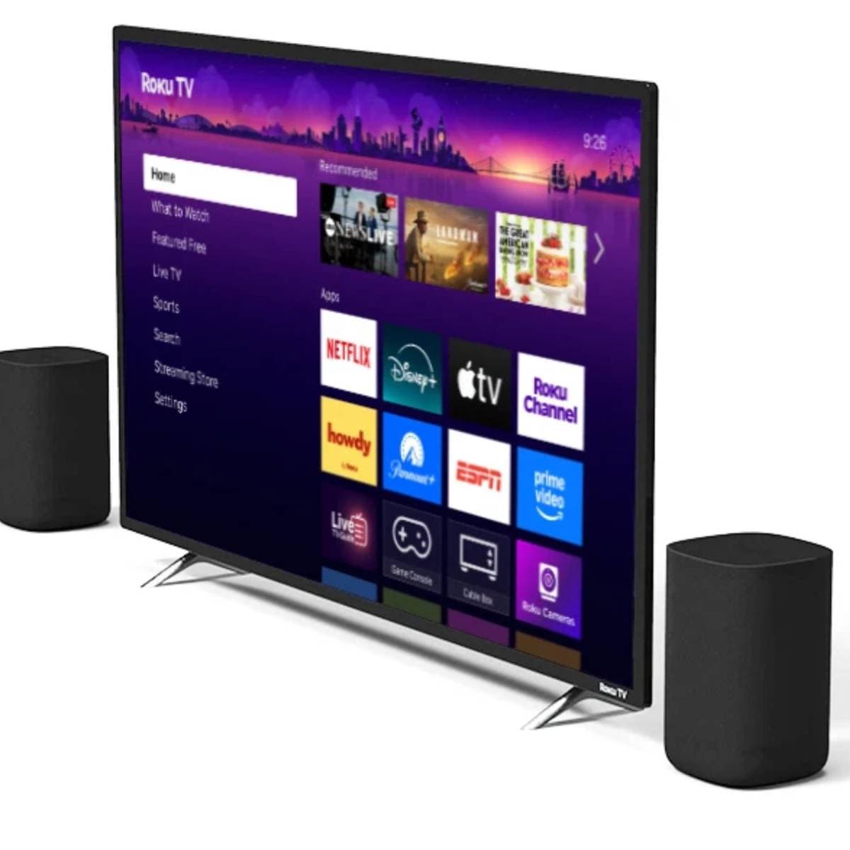 Roku Wireless Speakers - Set of 2 (Pack of 1) - Compatible with Roku TV, Streambar, and Streambar Pro (SE is not compatible) thumbnail 3