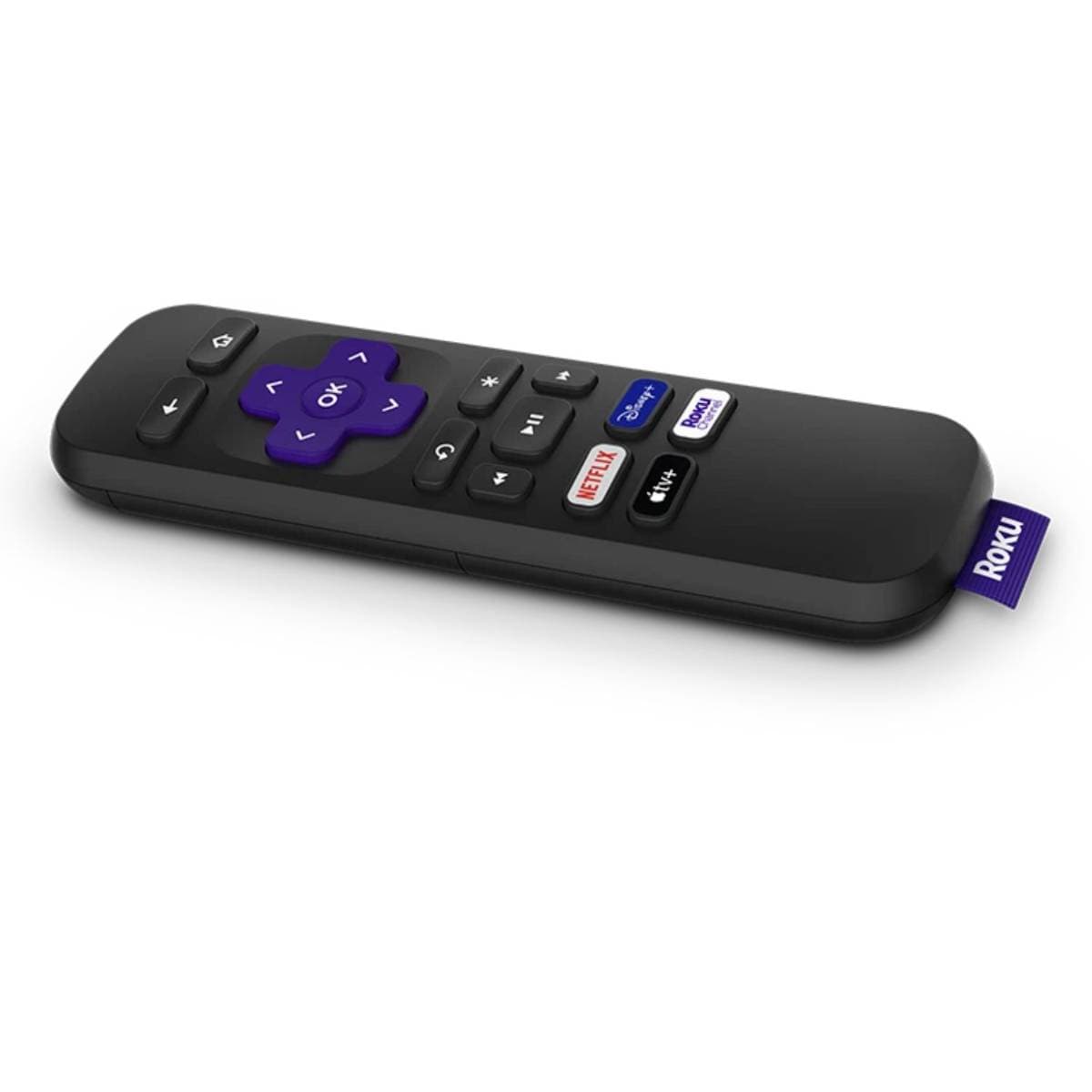 Roku players Remote – Easy Replacement Remote for Roku TVs & Roku Streaming Devices, Quick Pairing, Basic Controls, Batteries Included, Simple Navigation thumbnail 1