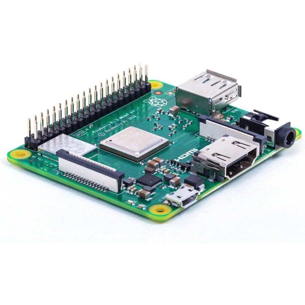 Raspberry Pi 3 Model A+ with 1.4GHz Quad-Core Processor, 512MB RAM, Wi-Fi, Bluetooth 4.2, HDMI, USB, Compact Single Board Computer thumbnail 3