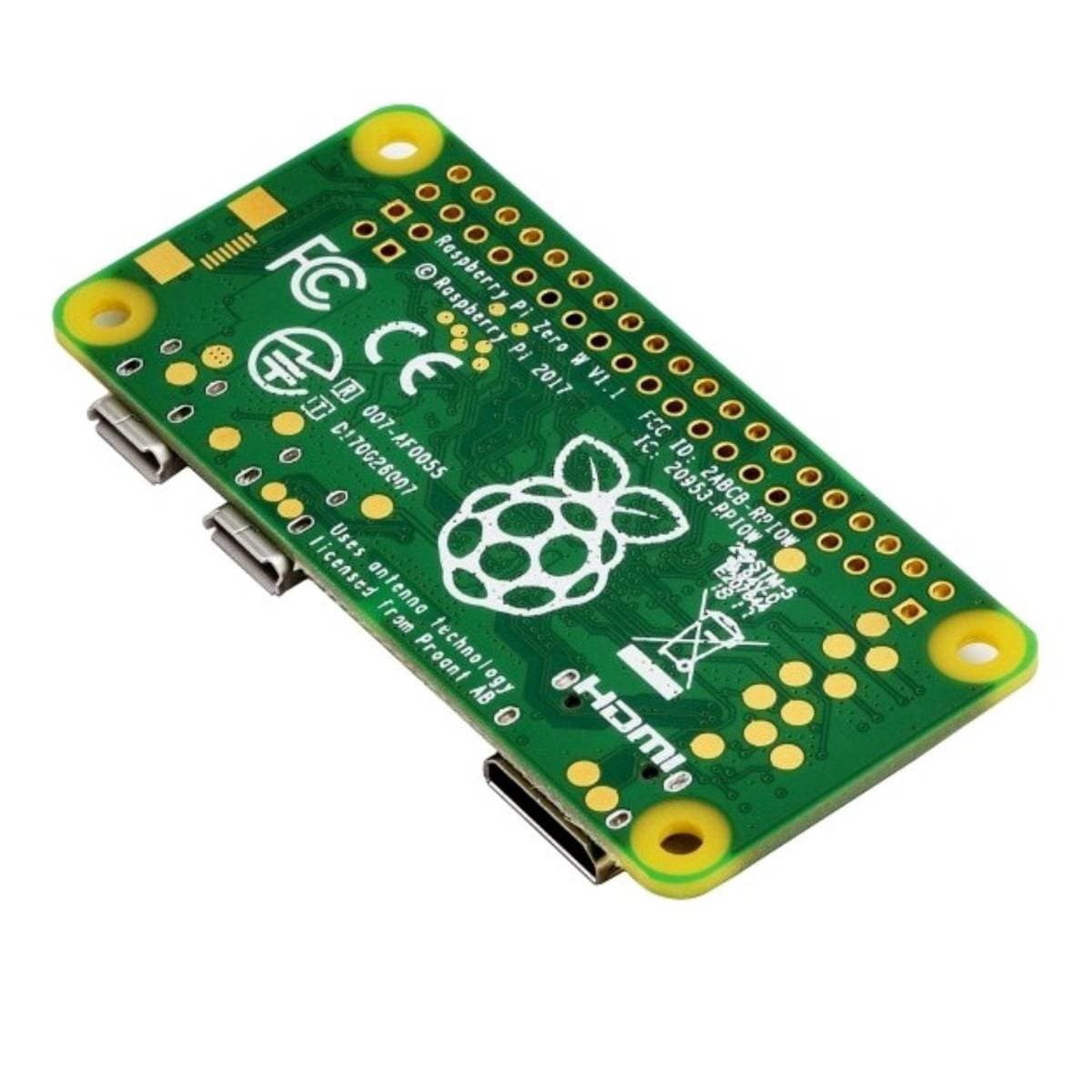 Raspberry Pi Zero W with 1GHz Single-Core Processor, 512MB RAM, Wi-Fi, Bluetooth 4.1, Mini HDMI, Ultra-Compact Single Board Computer thumbnail 2