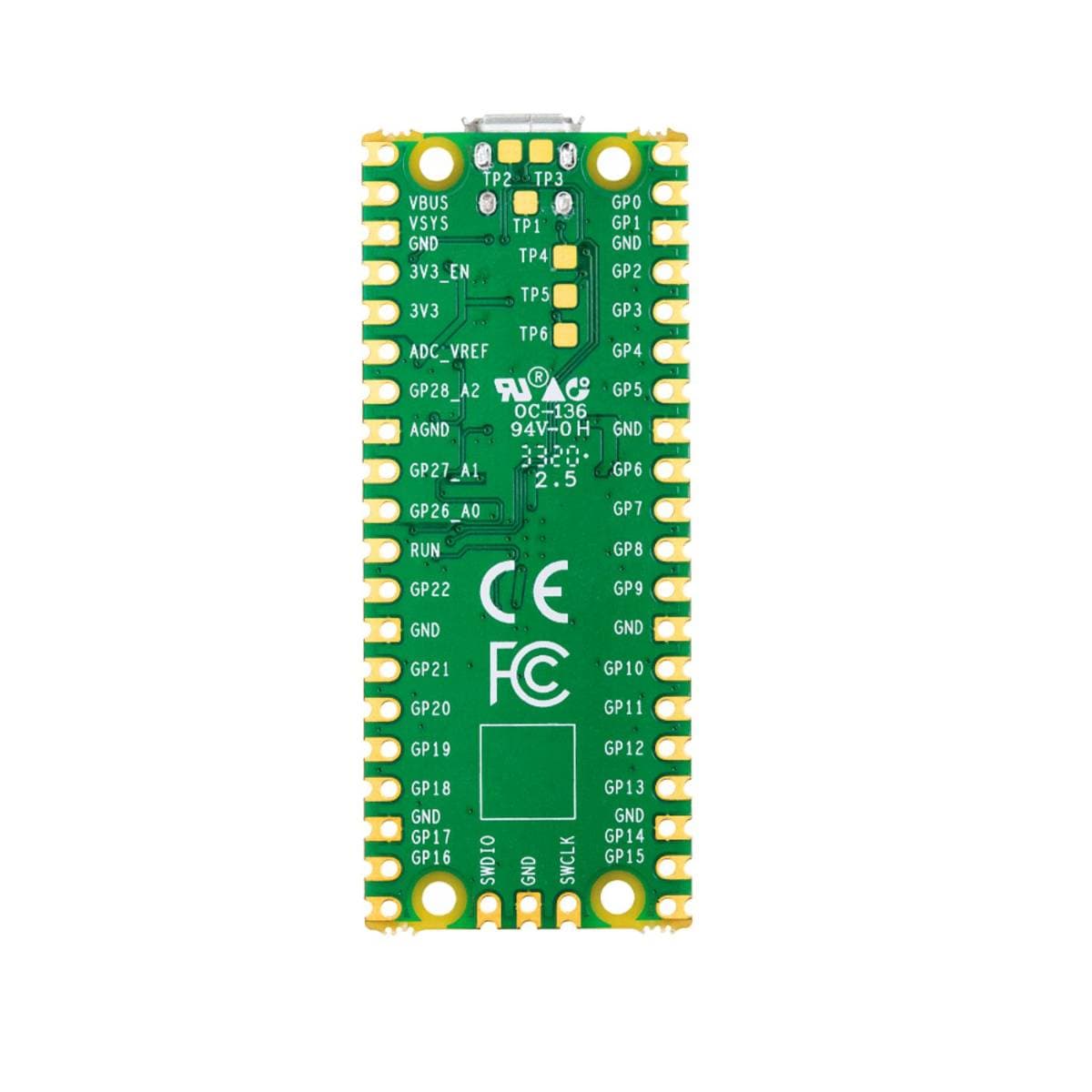 Raspberry Pi Pico Microcontroller Board with RP2040 Dual-Core Processor, 264KB SRAM, 2MB Flash, USB 1.1, 26 GPIO Pins, Supports MicroPython & C/C++ – Ideal for IoT, Robotics & Embedded Projects thumbnail 3