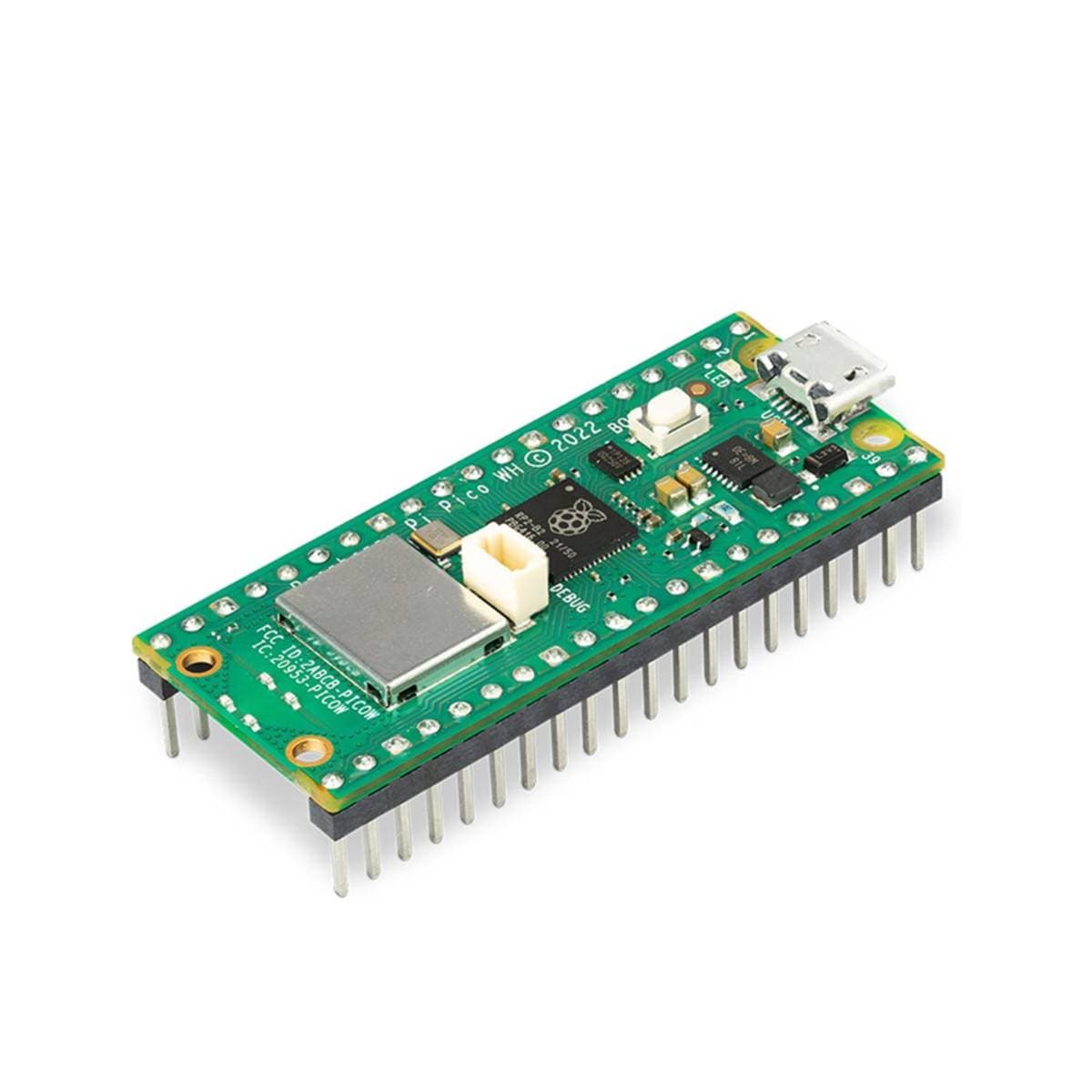 Raspberry Pi Pico WH Wireless Microcontroller Board with Pre‑Soldered Headers