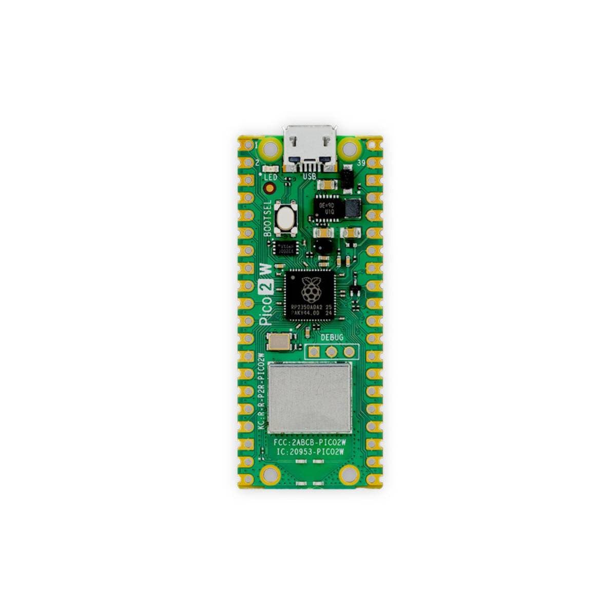Raspberry Pi Pico 2 W Wireless Microcontroller Board