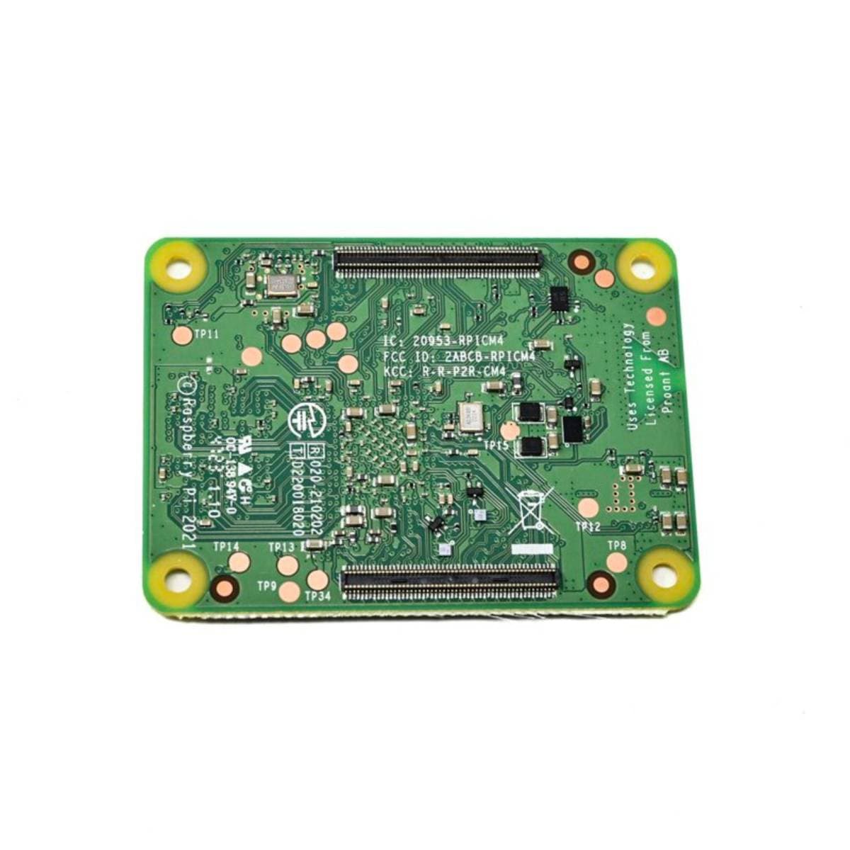 Raspberry Pi Compute Module 4 (4GB RAM, 32GB eMMC, Dual‑Band Wi‑Fi & Bluetooth) – Quad‑Core Cortex‑A72 1.5 GHz System‑on‑Module for Industrial, Embedded and Custom Carrier Board Projects thumbnail 2