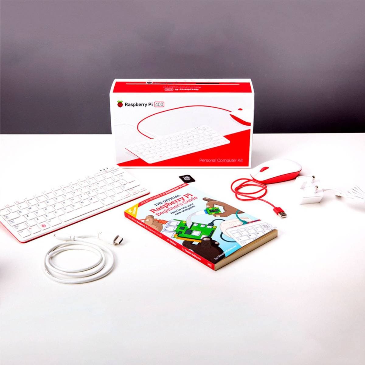 Raspberry Pi 400 Personal Computer Kit – US Layout Keyboard PC with 4GB RAM, Quad-Core Cortex-A72 @1.8 GHz, Dual-Band Wi-Fi & Bluetooth 5.0, Dual 4K HDMI, Includes Mouse, Power Supply, MicroSD & HDMI Cable thumbnail 3