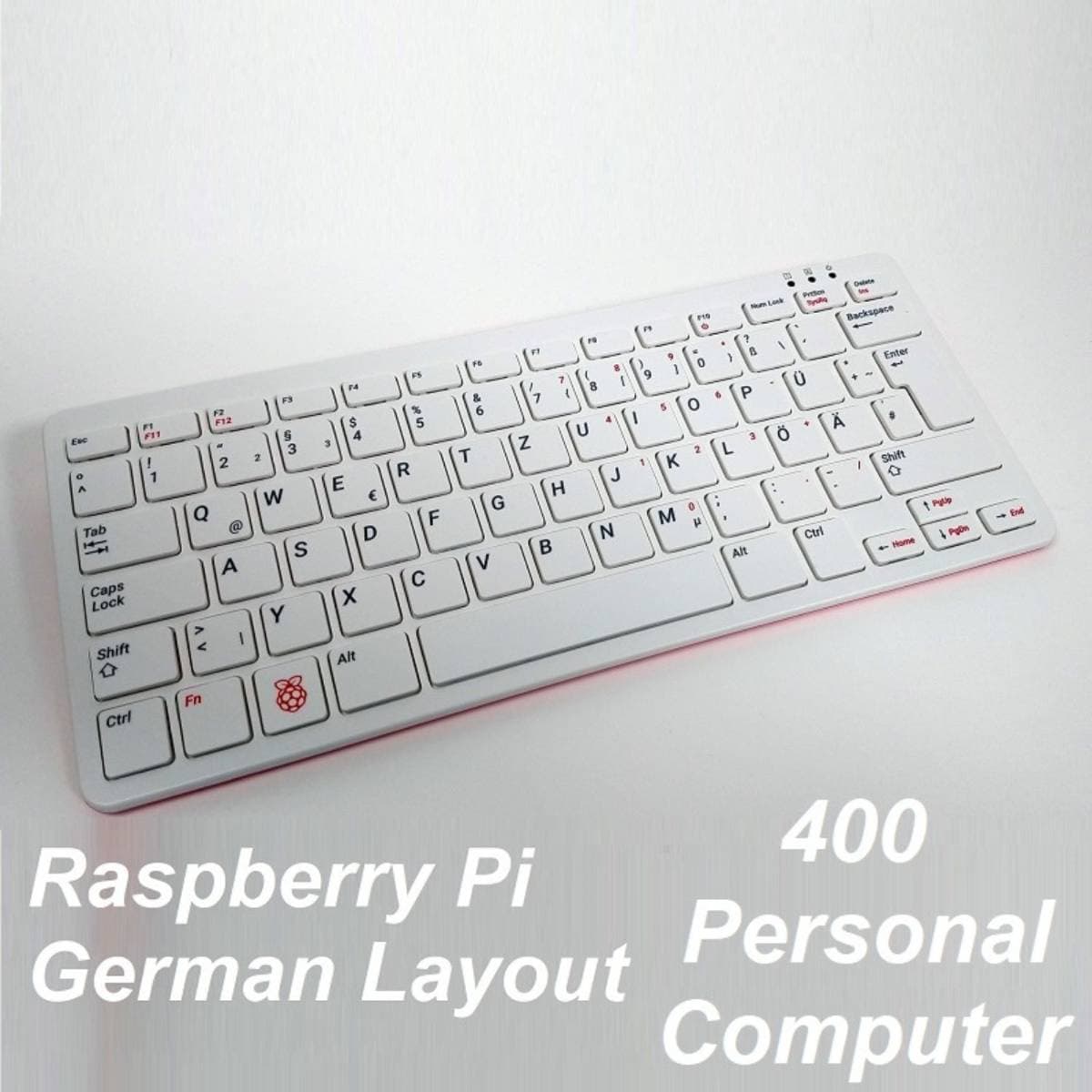 Raspberry Pi 400 Personal Computer German Layout (Unit Only) – Built-in Quad-Core Cortex-A72 @1.8 GHz, 4GB RAM, Dual-Band Wi-Fi & Bluetooth 5.0, Dual 4K HDMI, Gigabit Ethernet, Compact Keyboard PC for Education & Development thumbnail 3