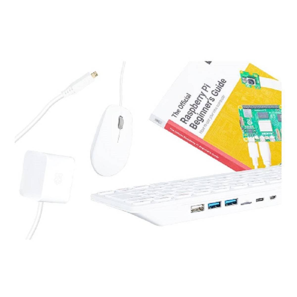 Raspberry Pi 500 Desktop Kit (8GB RAM) – Keyboard Computer with Raspberry Pi 5, 32GB microSD (Preloaded OS), USB-C Power Supply, Mouse, HDMI Cable & Beginner Guide – Dual 4K, WiFi, Bluetooth thumbnail 2