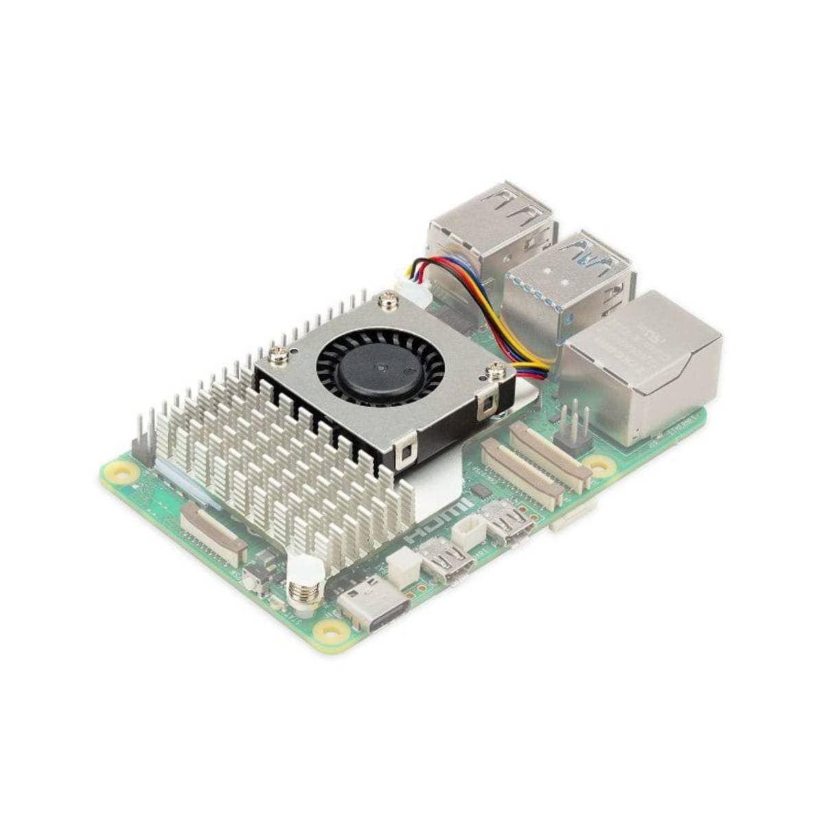 Official Raspberry Pi 5 Active Cooler – Temperature‑Controlled Blower Fan with Aluminium Heatsink for Raspberry Pi 5 – Quiet Active Cooling Solution thumbnail 2