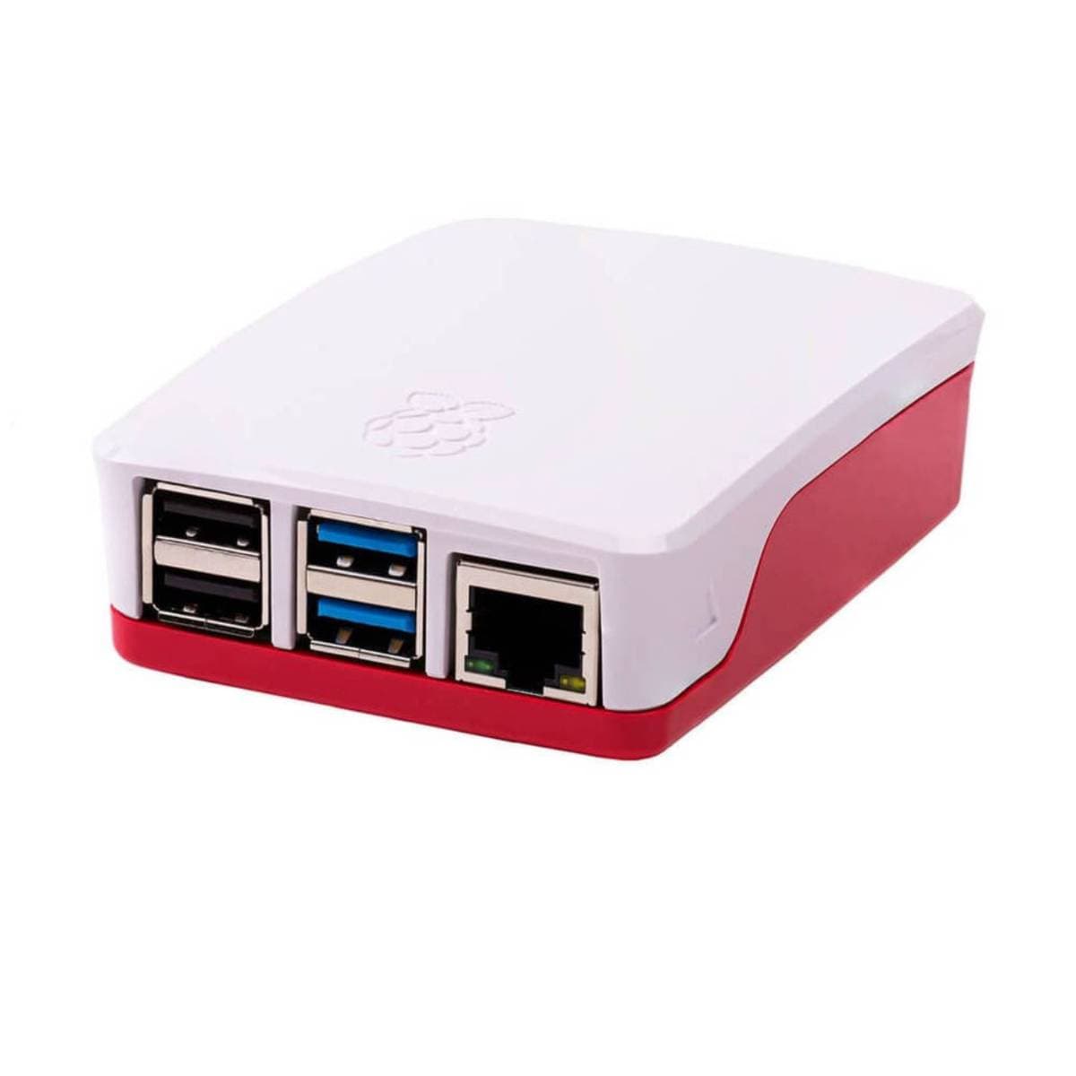 Official Raspberry Pi 4 Case Red‑White – Durable ABS Protective Enclosure for Raspberry Pi 4 Model B – Easy Snap‑Fit Design with Full Port Access thumbnail 3