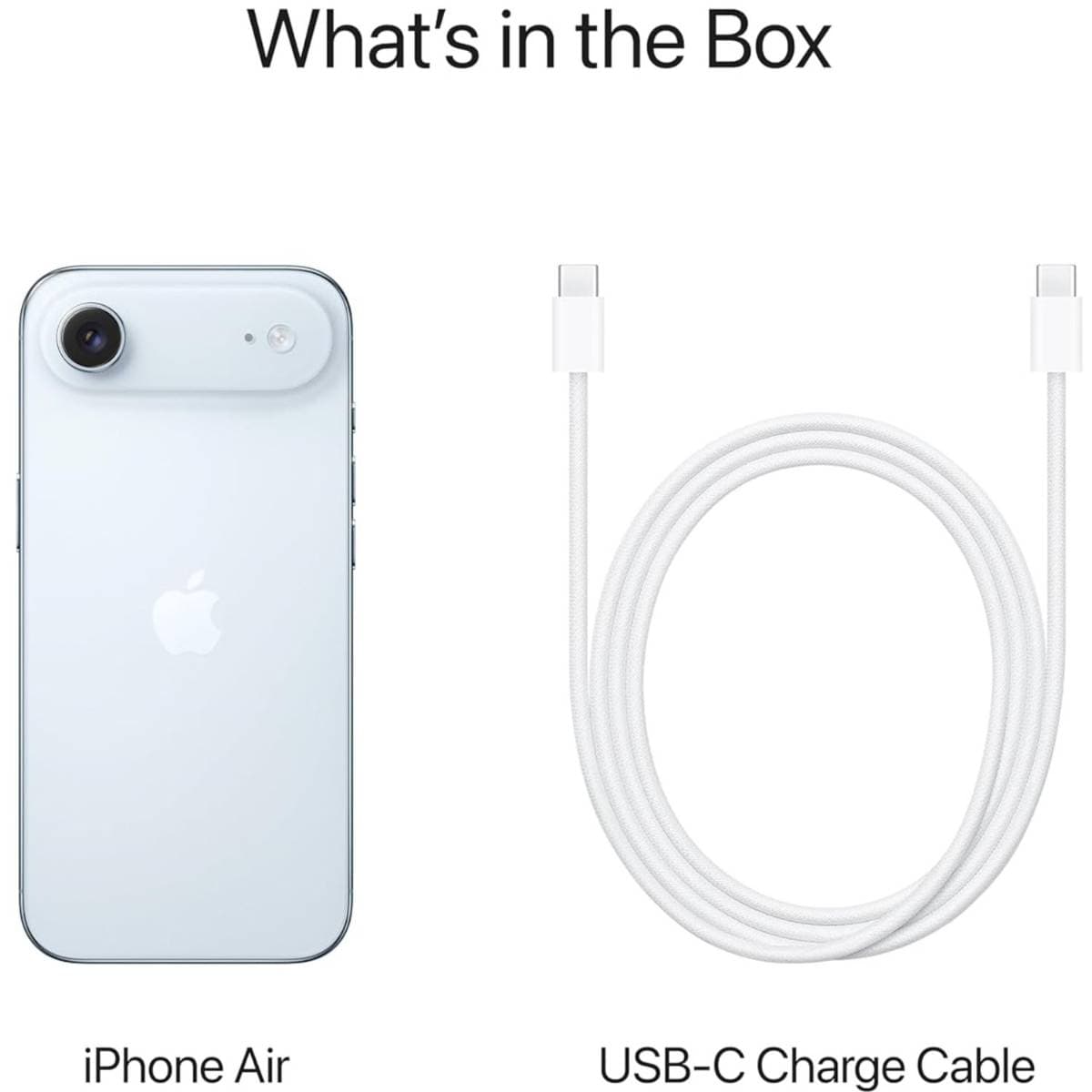 Apple iPhone Air (256GB, Sky Blue) – A19 Pro Chip, 6.5-inch Super Retina XDR ProMotion Display, 48MP Camera, Ultra-Thin Titanium Design, 5G Smartphone, iOS thumbnail 4