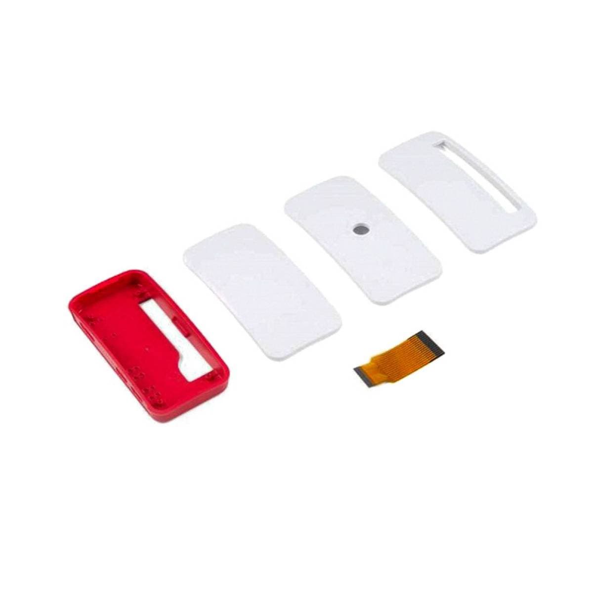 Official Raspberry Pi Zero / Zero W Case – ABS Protective Enclosure with 3 Interchangeable Lids (Plain, GPIO, Camera) + Camera Cable & Rubber Feet – Compatible with Pi Zero, Zero W & Zero 2W thumbnail 2
