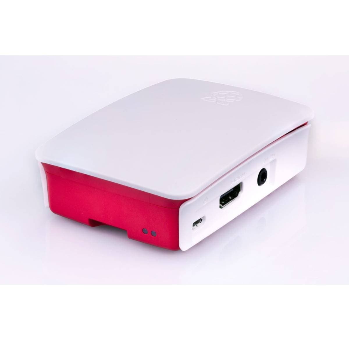 Official Raspberry Pi 3 Case Red & White – ABS Protective Enclosure with Modular Design, Removable Panels, Full Port Access & Anti-Slip Feet for Raspberry Pi 3 Model B / B+ thumbnail 1