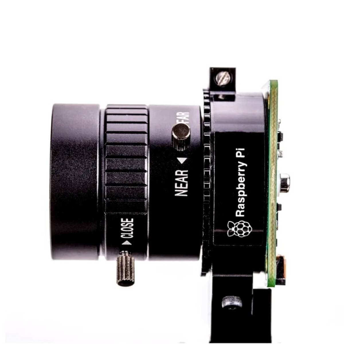 Official Wide‑Angle CS‑Mount Lens for Raspberry Pi HQ Camera, 3 MP, F1.2 Aperture, Manual Focus – Ideal for Landscapes, Surveillance & Robotics Projects thumbnail 3