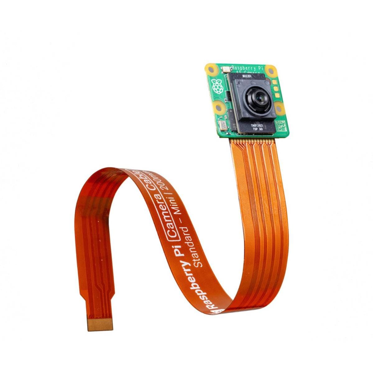 Official Raspberry Pi AI Camera – 12.3 MP Sony IMX500 Intelligent Vision Sensor with On‑Board AI Inference, Manual Focus, 76° Field of View & 200 mm Ribbon Cable – Compatible with Raspberry Pi Boards thumbnail 1