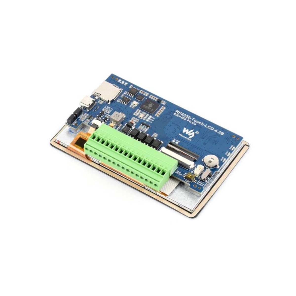 Waveshare RP2350 4.3 Inch 800×480 65K Color Capacitive Touch Display | HDMI + RGB Input | Portable Monitor for Raspberry Pi Arduino PC | USB Power | IPS Panel thumbnail 3