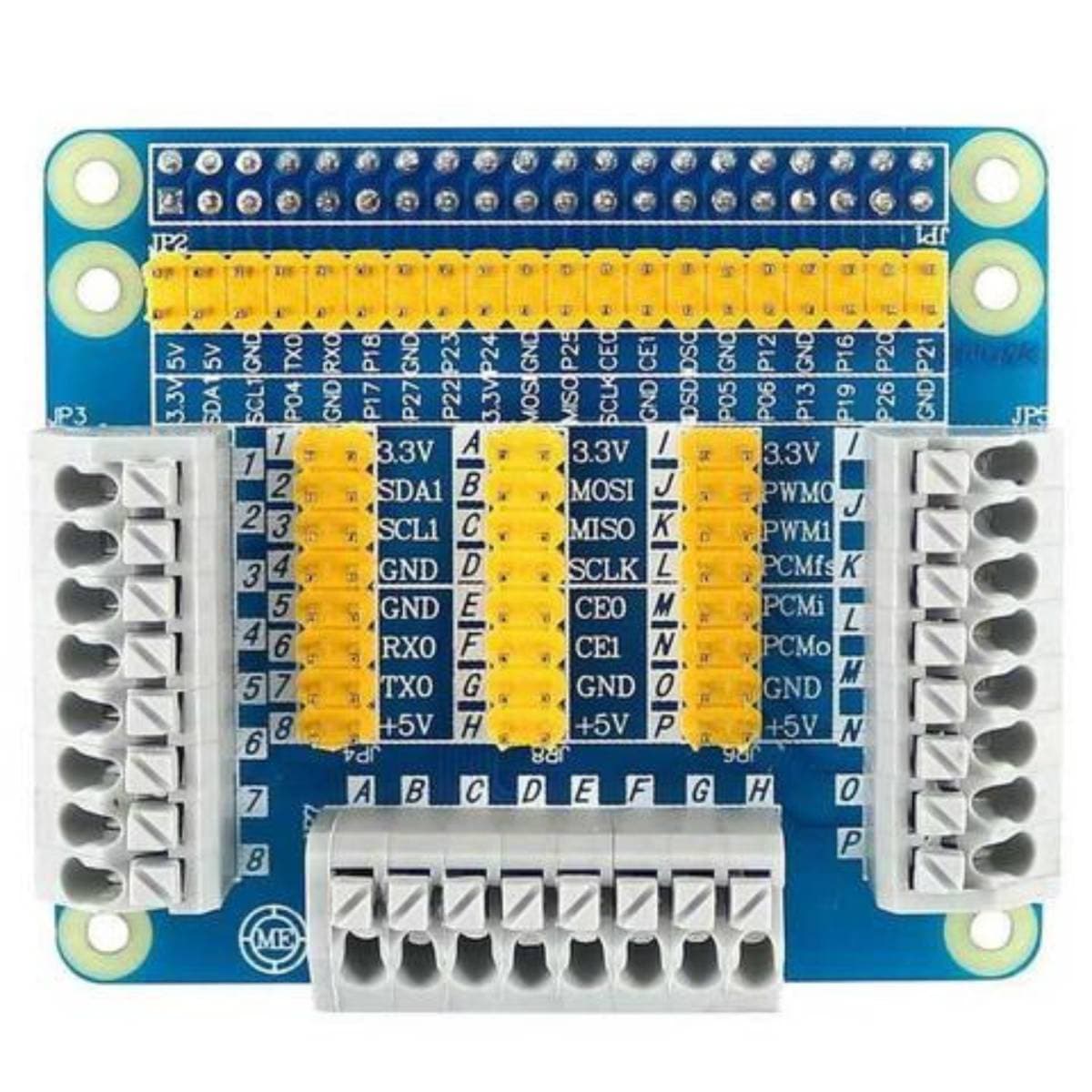 Raspberry Pi GPIO Expansion Shield for Pi 2/3/B/B+ | Multi-Function GPIO Breakout Board with Screw Terminals | Easy Wiring Interface Module thumbnail 2