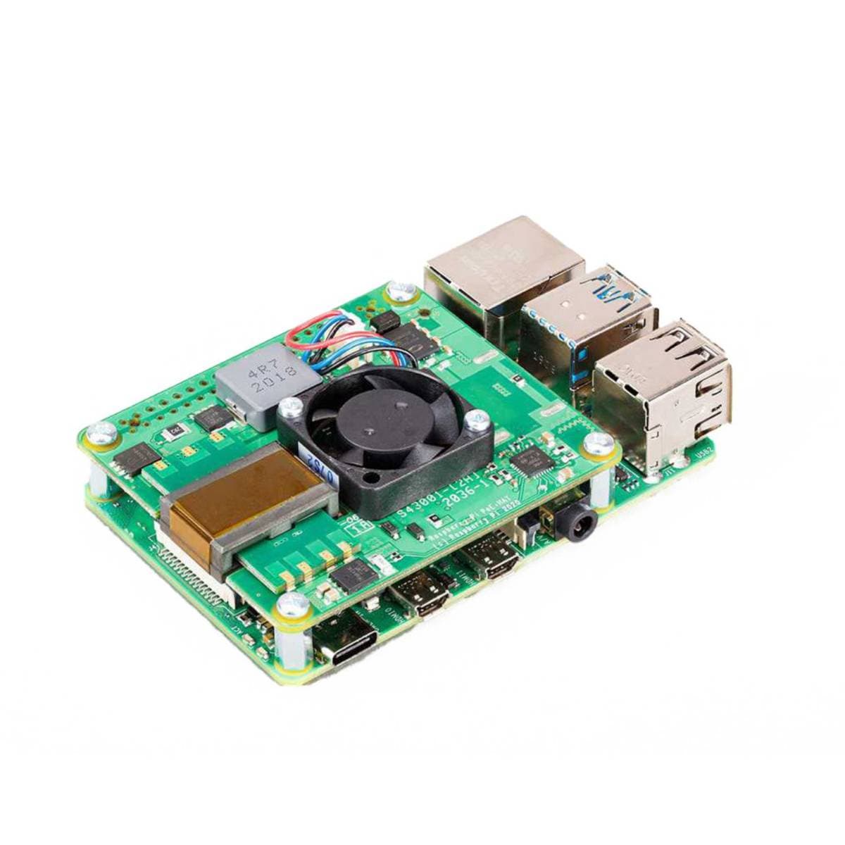 Raspberry Pi 4 PoE+ HAT for Raspberry Pi 4 & 3B+