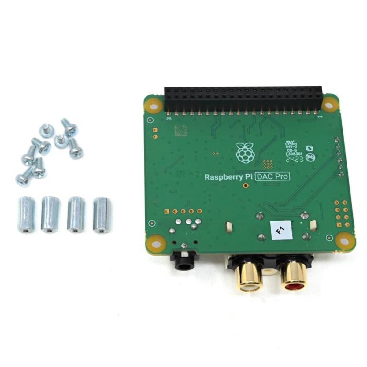 Raspberry Pi IQaudio DAC Pro HAT | High-Fidelity Audio Output Board | 24-bit/192kHz PCM5242 DAC | RCA & Headphone Output | Compatible with Raspberry Pi 2/3/4 thumbnail 3