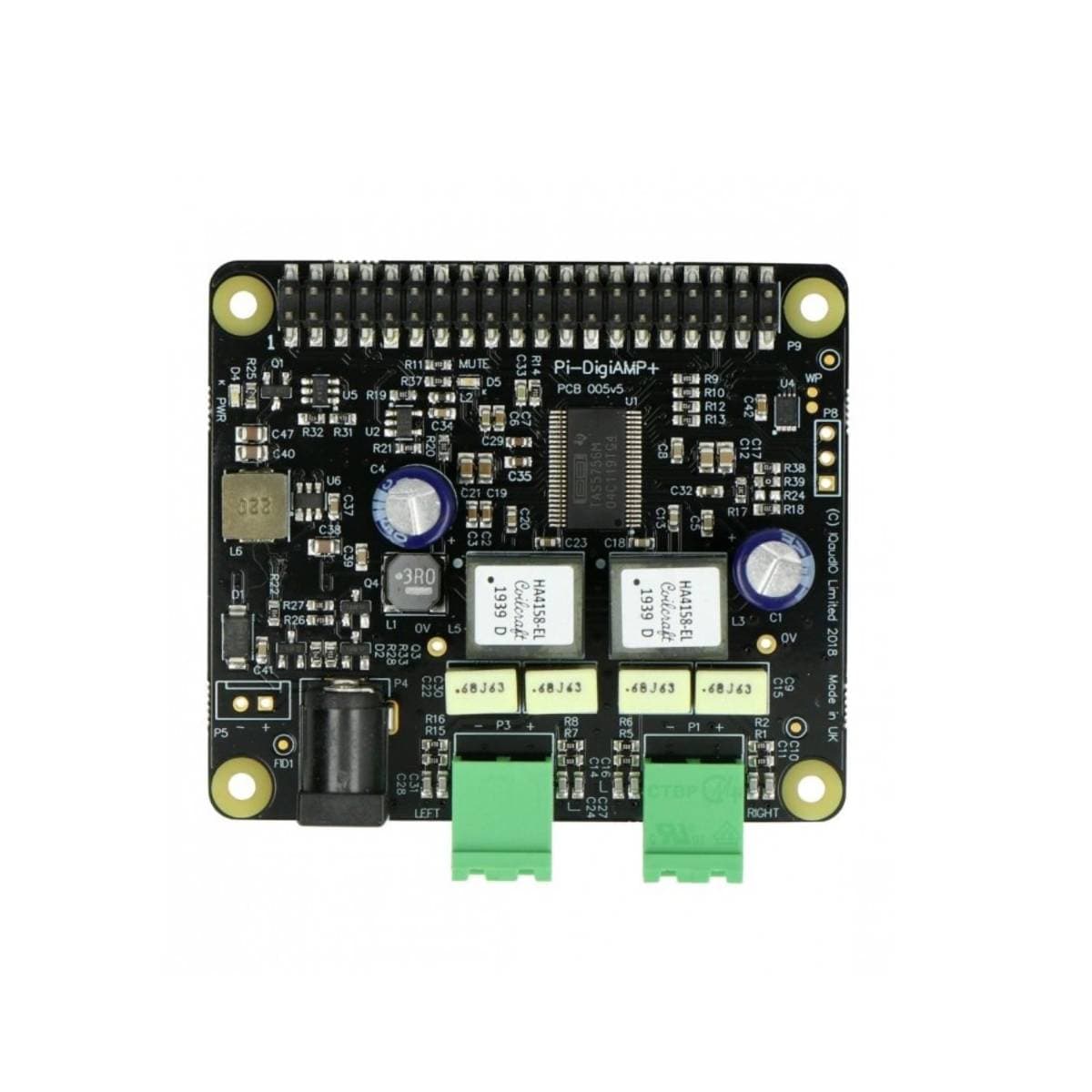 Raspberry Pi IQ‑Audio DigiAMP+ HAT | High‑Power Stereo Amplifier & DAC | 2×35W Class‑D Amp | 24‑bit Audio | Built‑In Volume Control | Compatible with Raspberry Pi 2/3/4 thumbnail 3