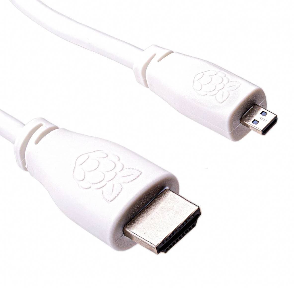Micro HDMI Male to Standard HDMI Male Cable for Raspberry Pi 4 | High‑Speed HDMI Cable | 4K Compatible | Audio & Video Transmission thumbnail 2